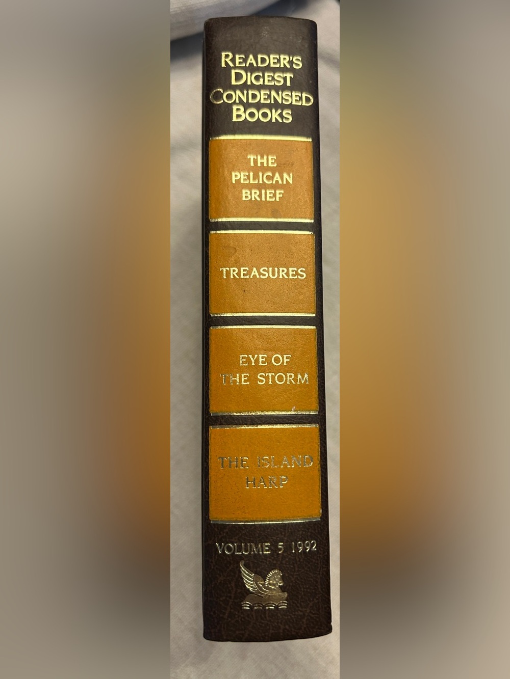 Reader’s Digest Condensed Books 1992 Vol 5 Gilt Edge Decorative Hardcover